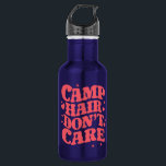 Camp Hair Don't Care Summer Camping Girls Groovy 532 Ml Water Bottle<br><div class="desc">Camp Hair Don't Care Summer Camping Girls Groovy</div>