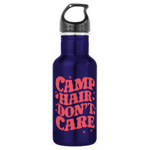 Camp Hair Don't Care Summer Camping Girls Groovy 532 Ml Water Bottle