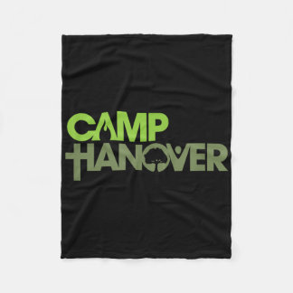 Camp Hanover Logo - Dark Colours Fleece Blanket