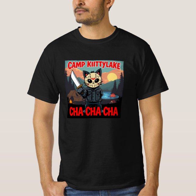 Camp Kitty Lake Killer T-Shirt (Front)