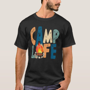 Camp Life Camp Life Camping Trip Summer Vibes T-Shirt