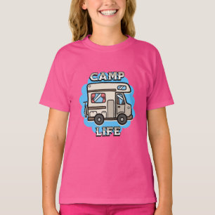 Camp Life Retro Camper T-Shirt