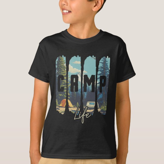Camp Life  T-Shirt (Front)