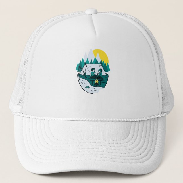Camp Love Trucker Hat (Front)
