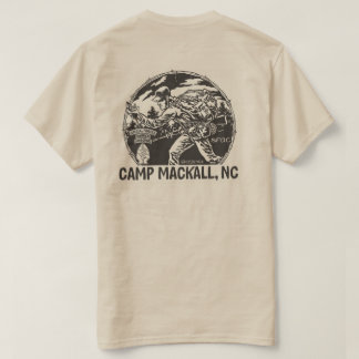 'Camp Mackall' - triple canopy - back T-Shirt