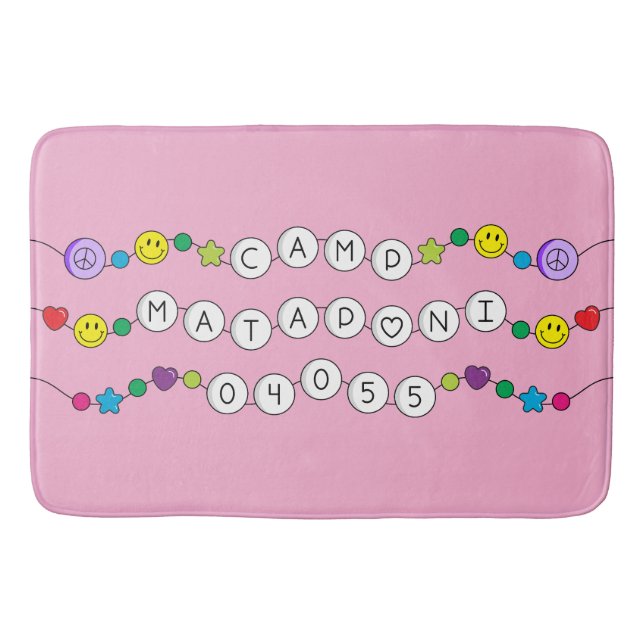 Camp Mataponi Bath Mat (Front)