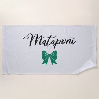 Camp Mataponi Beach Towel