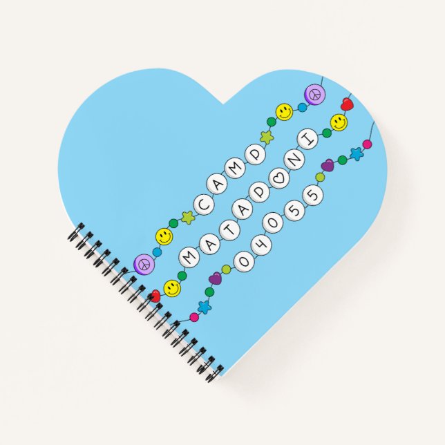 Camp Mataponi Friendship Bracelet Notebook (Front)