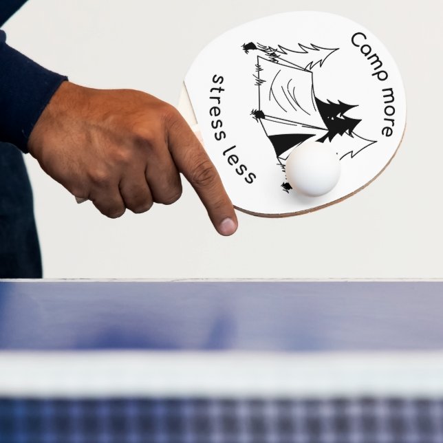 Camp more stress less  ping pong paddle (Insitu)