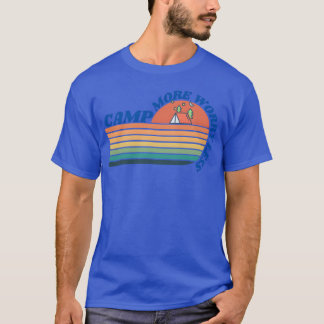 CAMP MORE WORRY LESS Camping Outrs boy T-Shirt