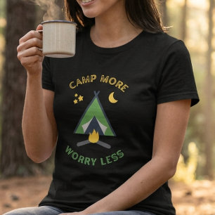 Camp More Worry Less Camping T-Shirt