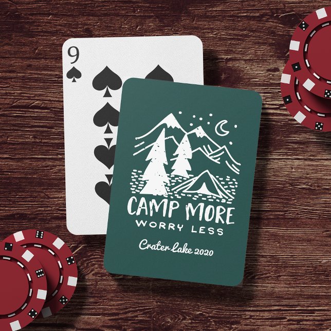 Camp More, Worry Less | Custom Camping Playing Cards (Creator Uploaded)