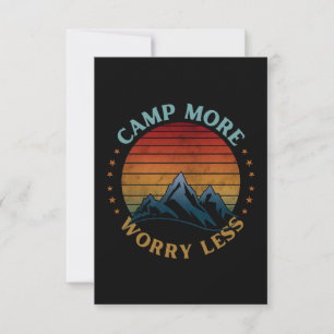 CAMP MORE WORRY LESS THANK YOU CARD