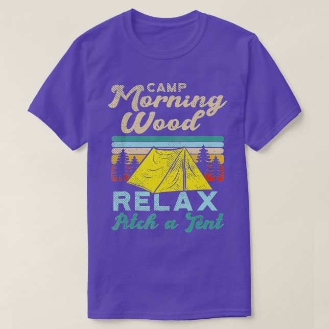 Camp Morning Wood Design Camper Morning Wood (1)  T-Shirt (Design Front)