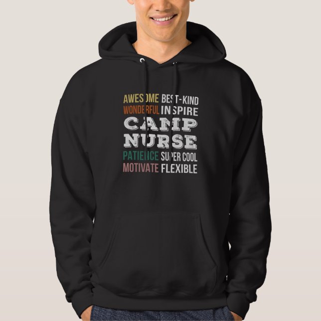 Camp Nurse  Appreciation Hoodie (Front)