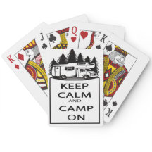 Camp On Playing Cards
