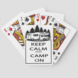 Camp On Playing Cards