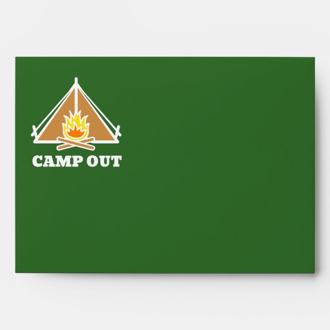 Camp out envelope (Front)