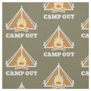 Camp out fabric