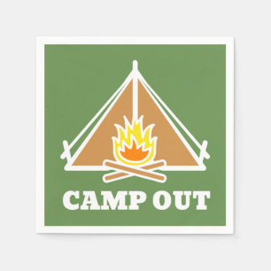 Camp out napkin