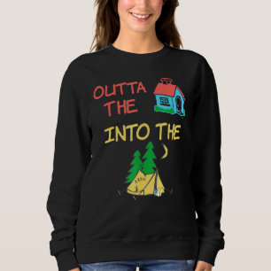 Camp Out Of The House Into Tent Family Outdoor Mat Sweatshirt