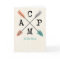 Camp Personalise Name Arrows on Wood Pattern