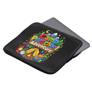 Camp Preschool Adventure Back to School First Day Laptop Sleeve