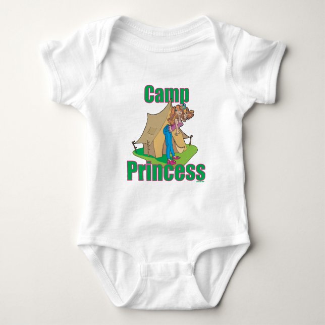 CAMP-Princess Baby Bodysuit (Front)