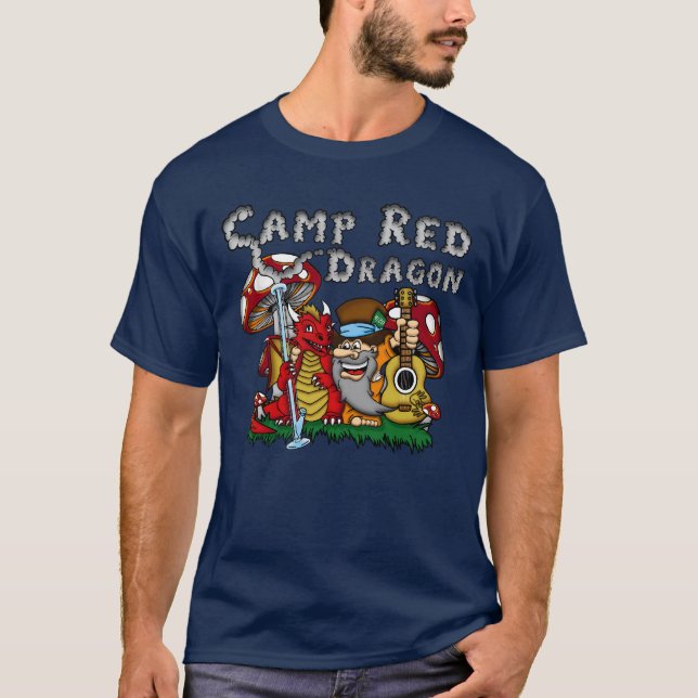 Camp Red Dragon 2025 B.A.T. Navy D/S T-Shirt (Front)