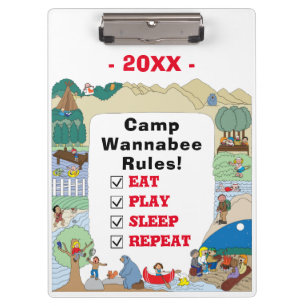 Camp Road Trip Clipboard