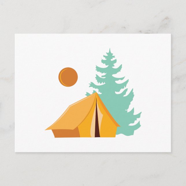 Camp Scene Postcard (Front)