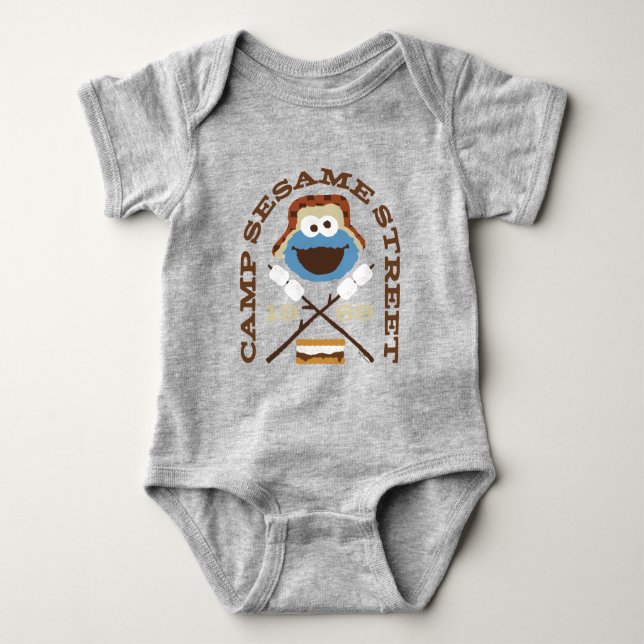 Camp Sesame Street 1969 Baby Bodysuit (Front)