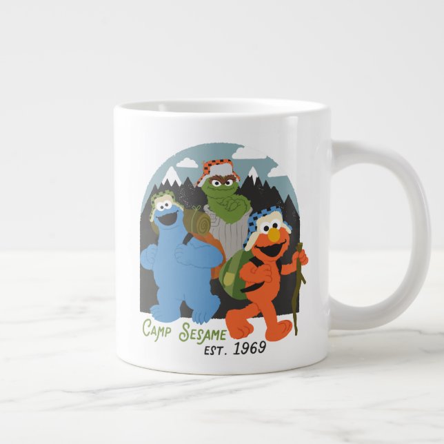 Camp Sesame Street EST. 1969 Large Coffee Mug (Right)