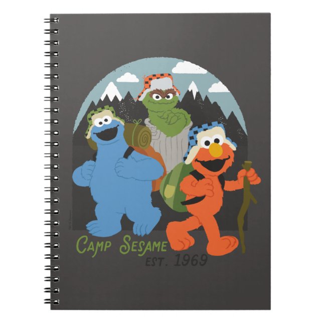 Camp Sesame Street EST. 1969 Notebook (Front)