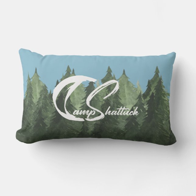 Camp Shattuck - Outdoor Pillow (Front)