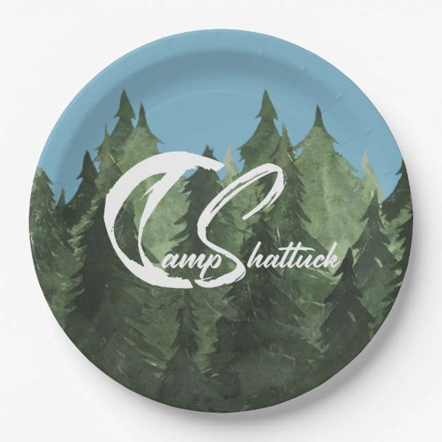Camp Shattuck - Paper Plate (Front)