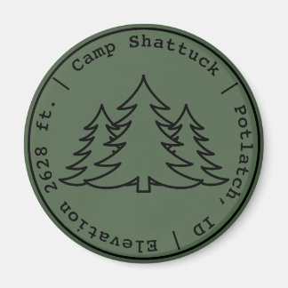 Camp Shattuck - Stamp Logo - Magnet