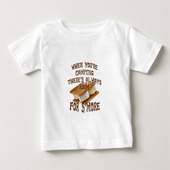 Camp Smores Baby T-Shirt (Front)