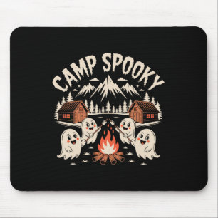 Camp Spooky Halloween Camping Hiking Men Women Kid Mouse Pad