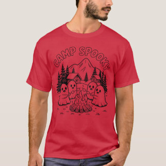 Camp Spooky Summerween Summer Halloween Cute 1 1 1 T-Shirt