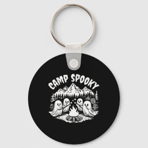 Camp Spooky Summerween Summer Halloween Cute Ghost Key Ring