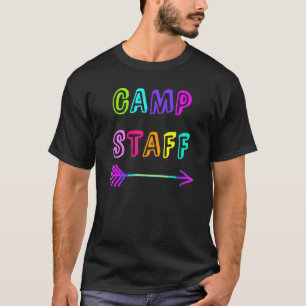 Camp Staff 2021 Campground Crew Counsellor Campfir T-Shirt