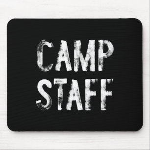 Camp Staff Counsellor Camping Mouse Pad