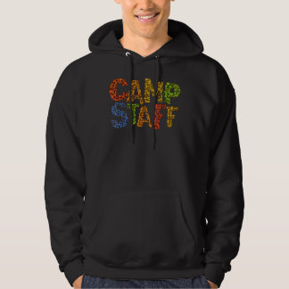 Camp Staff Leopard Print Host Summer Counsellor Te Hoodie