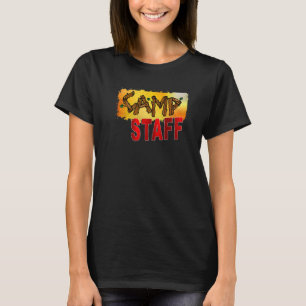 Camp Staff Summer Campground Host Crew Counsellor T-Shirt
