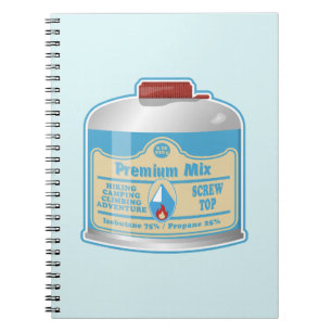 Camp stove fuel canistier propane isobutane notebook
