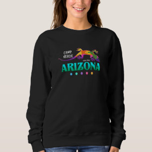 Camp Verde City Arizona Usa Desert Gecko Vacation  Sweatshirt