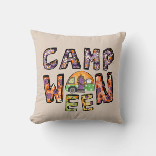 Camp Ween Halloween Camper Design Cushion