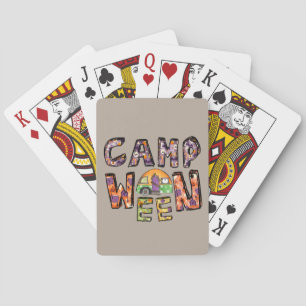 Camp Ween Halloween Camper Design Playing Cards