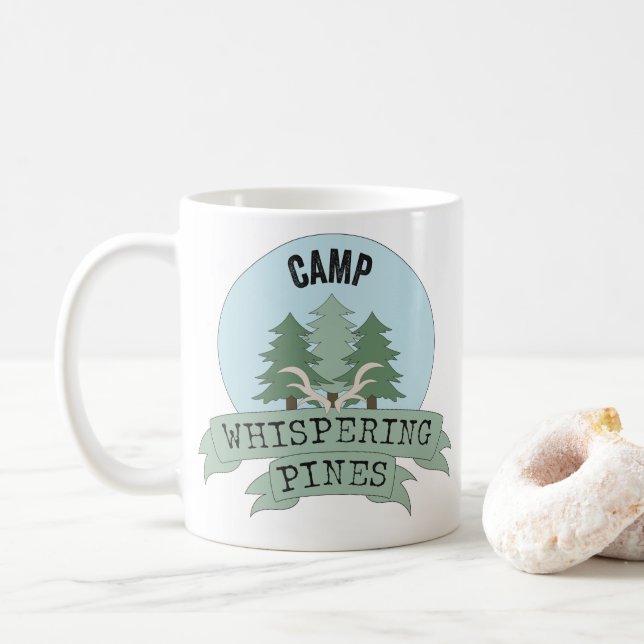 Camp Whispering Pines Mug (With Donut)